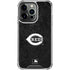 MLB Cincinnati Reds Dark Wash iPhone 16 Pro Clear Case
